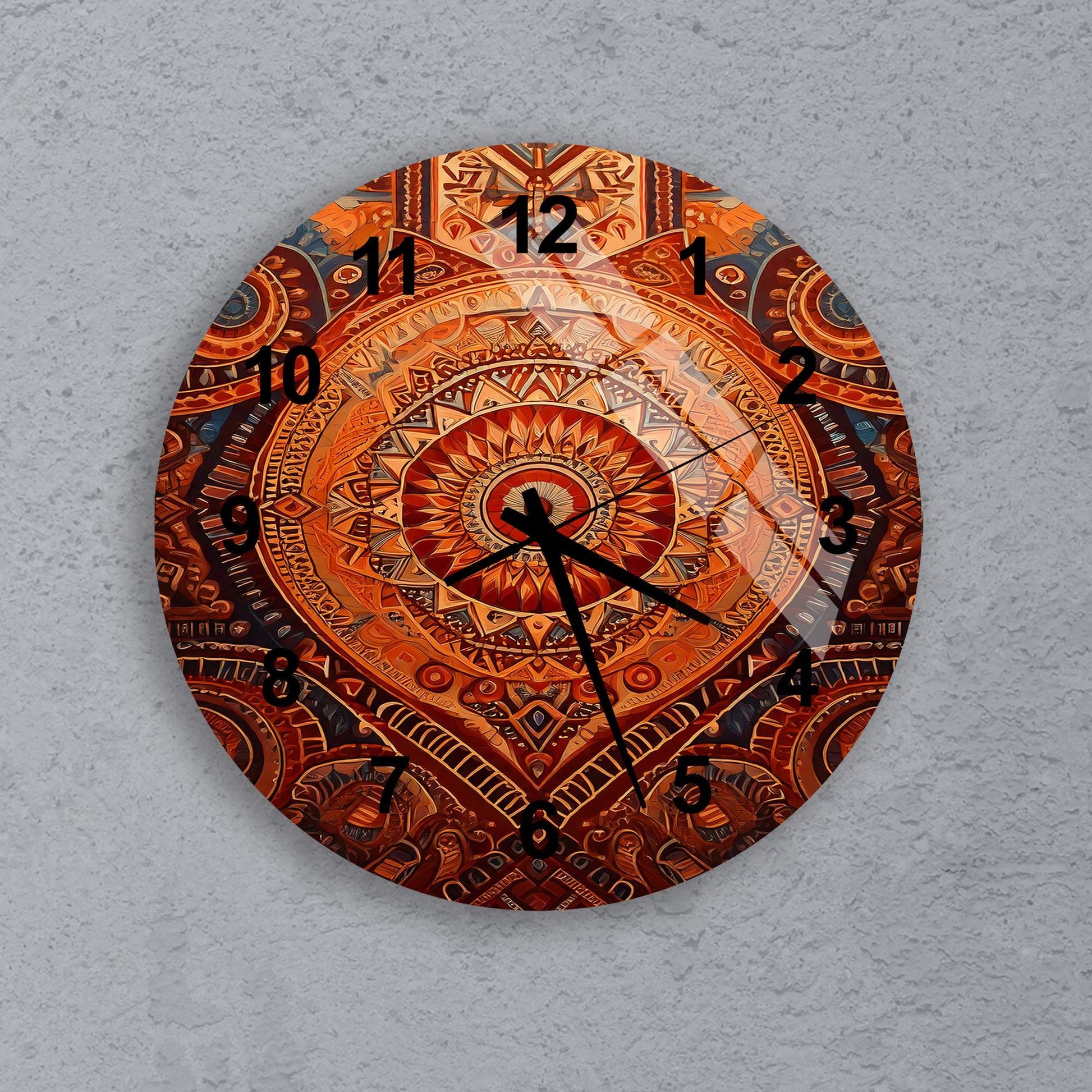 a clock that is on the side of a wall