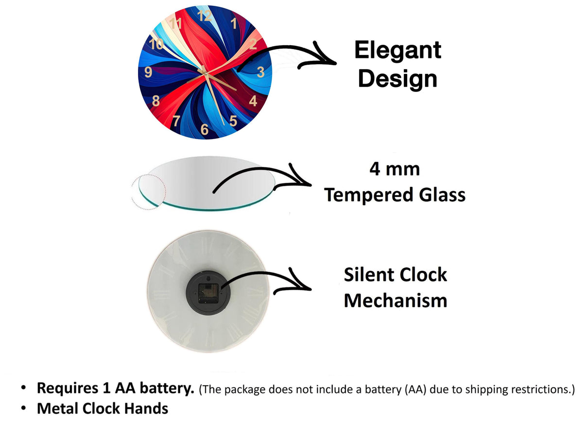 The image is a diagram comparing three different clock designs, each with its own features and requirements.