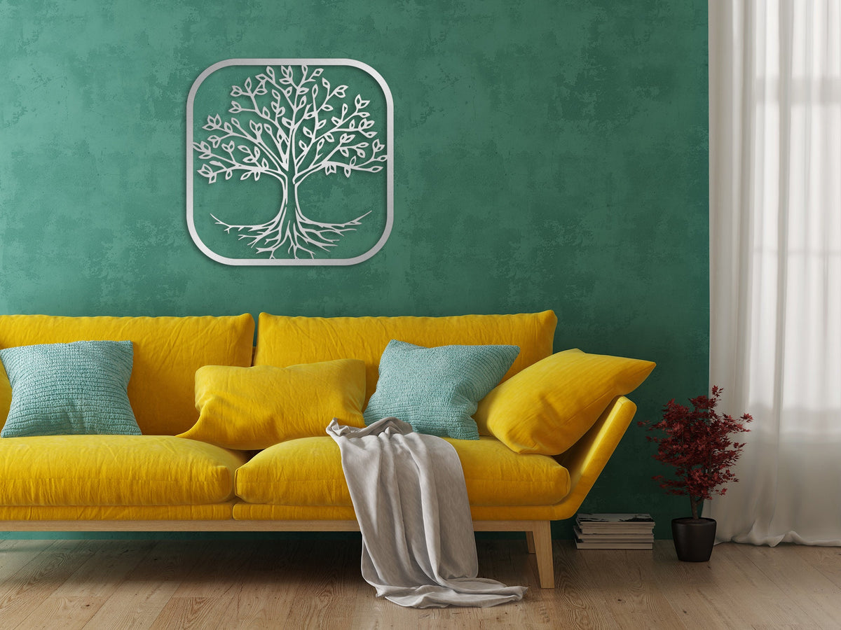 Gold Tree Metal Wall Art and Decor