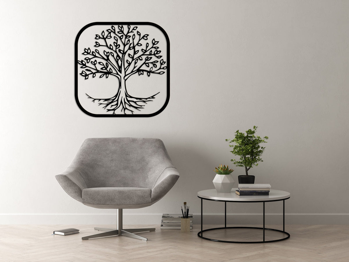 Gold Tree Metal Wall Art and Decor