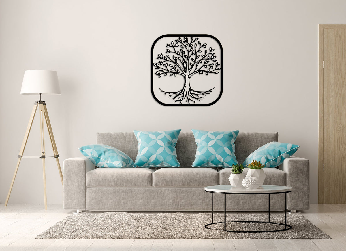 Gold Tree Metal Wall Art and Decor