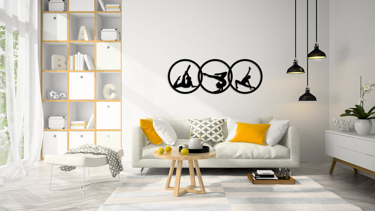 Gymnastic Metal Wall Art and Personalized Gift For Sport Lovers