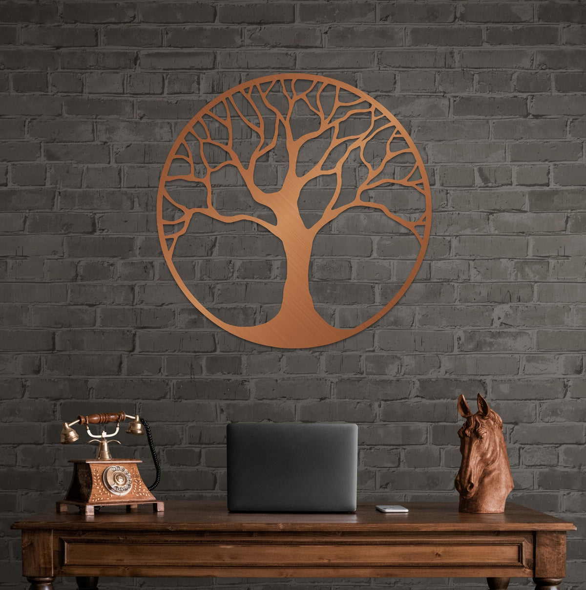 Personalized Tree Metal Wall Art and Custom Modern Decor