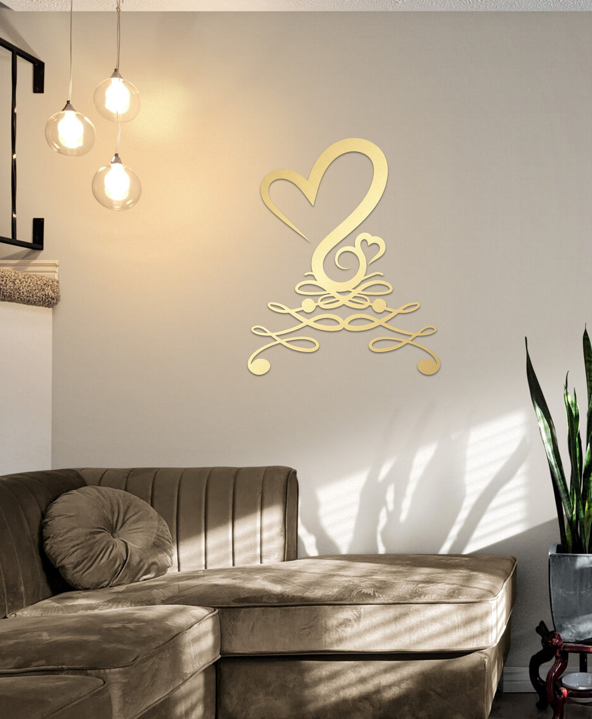 Metal Heart Wall Art Love Metal Home Decoration