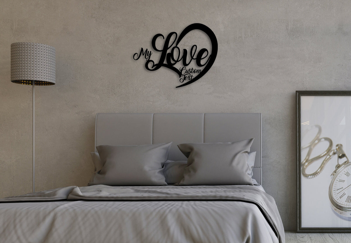 Personalized Heart Metal Wall Art and Custom Decor