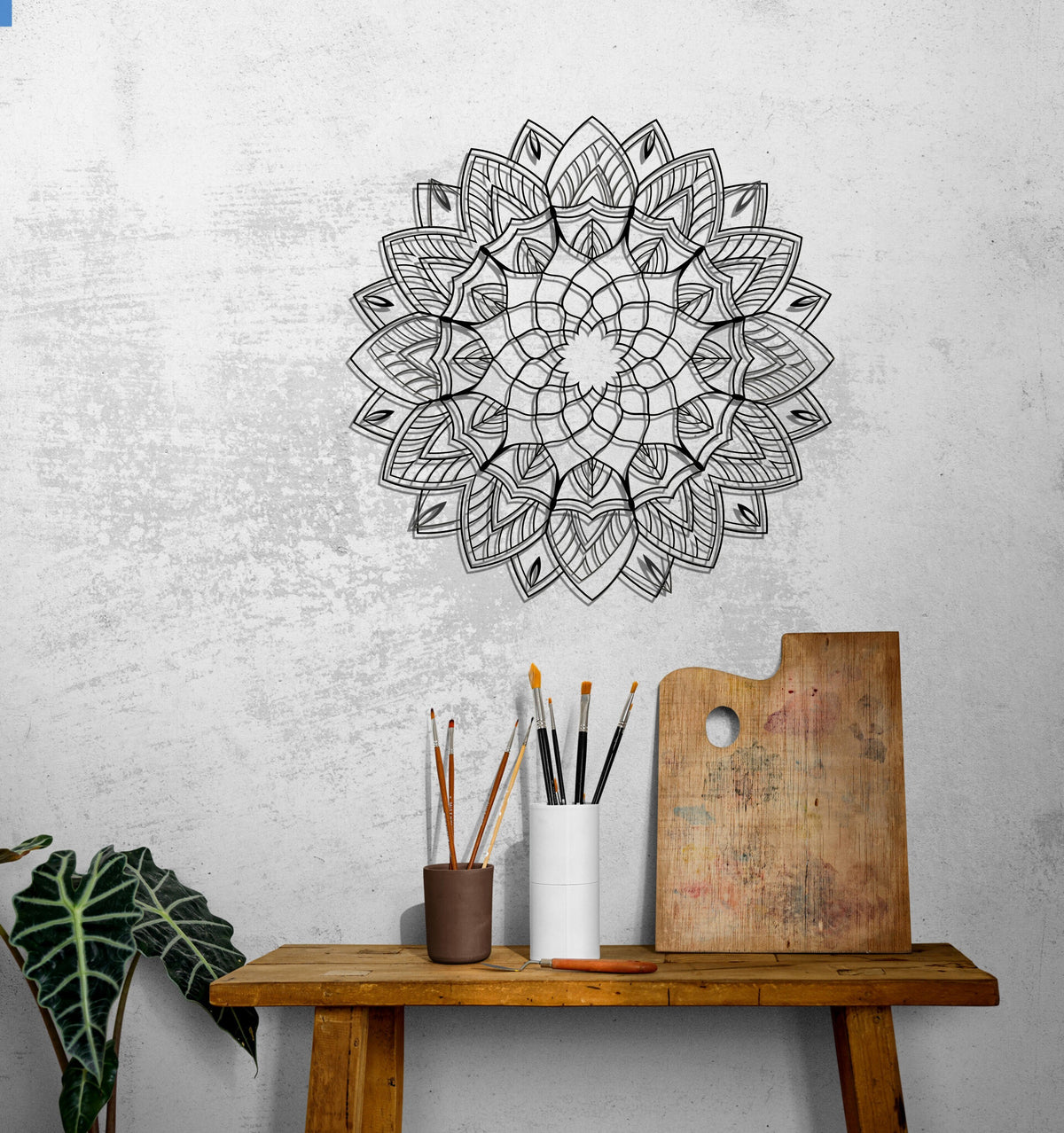 Mandala Metal Wall Art and Modern Decor