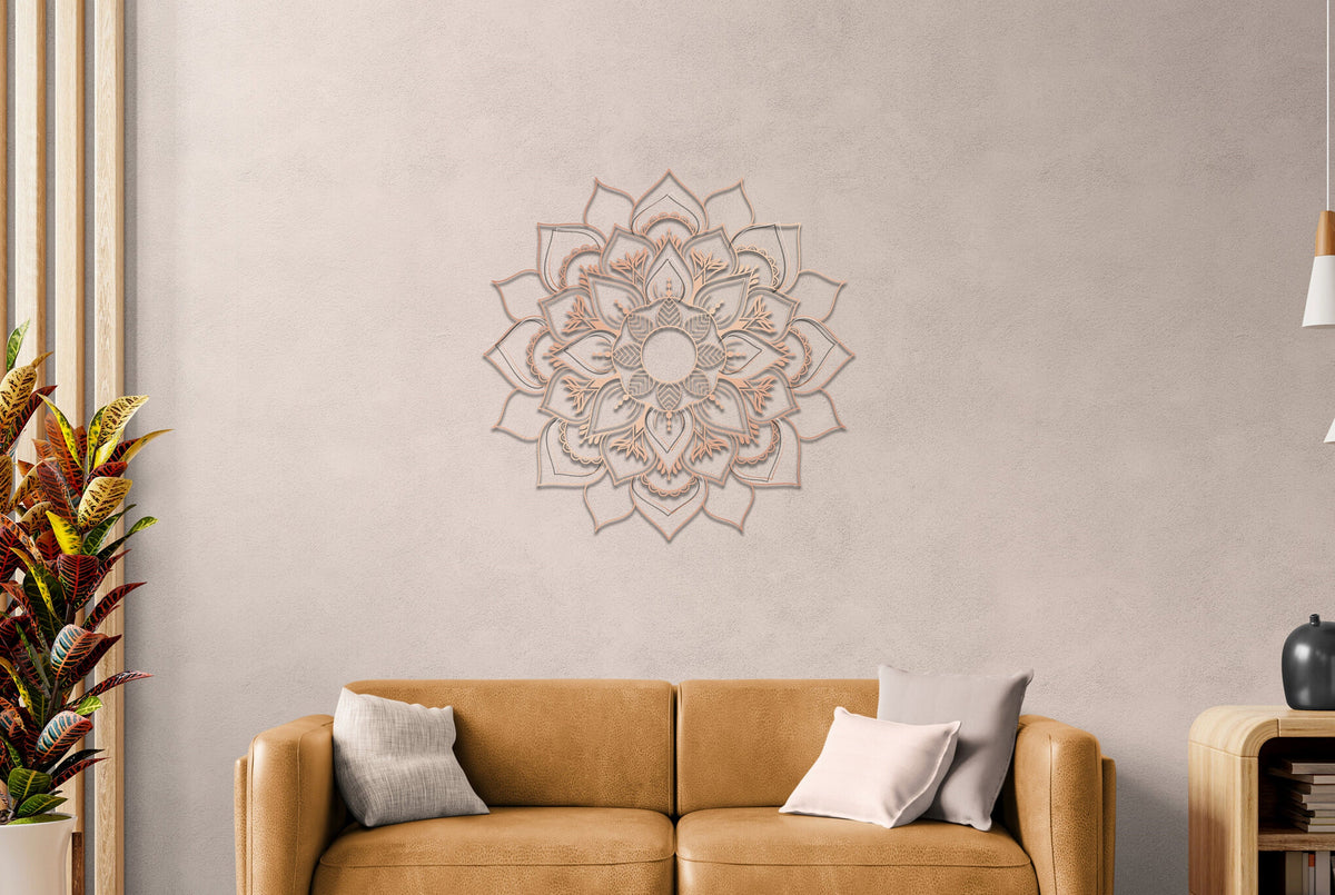 Mandala Metal Wall Art and Modern Decor