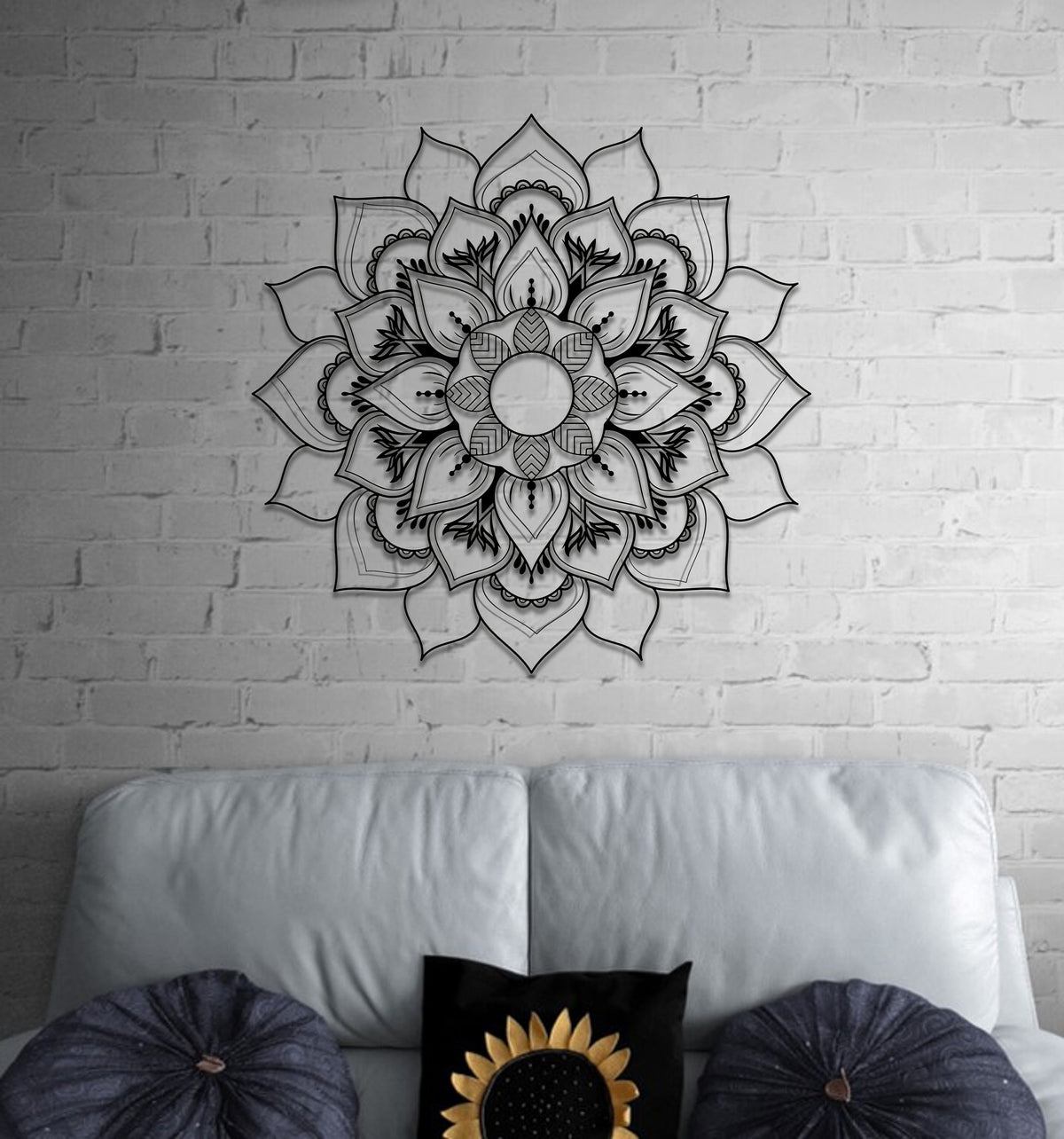 Mandala Metal Wall Art and Modern Decor