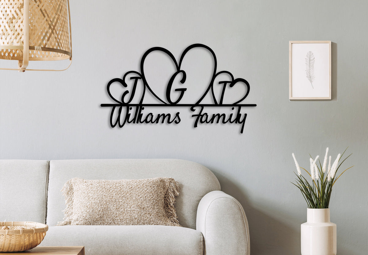 Personalized Metal Wall Art and Custom Decor