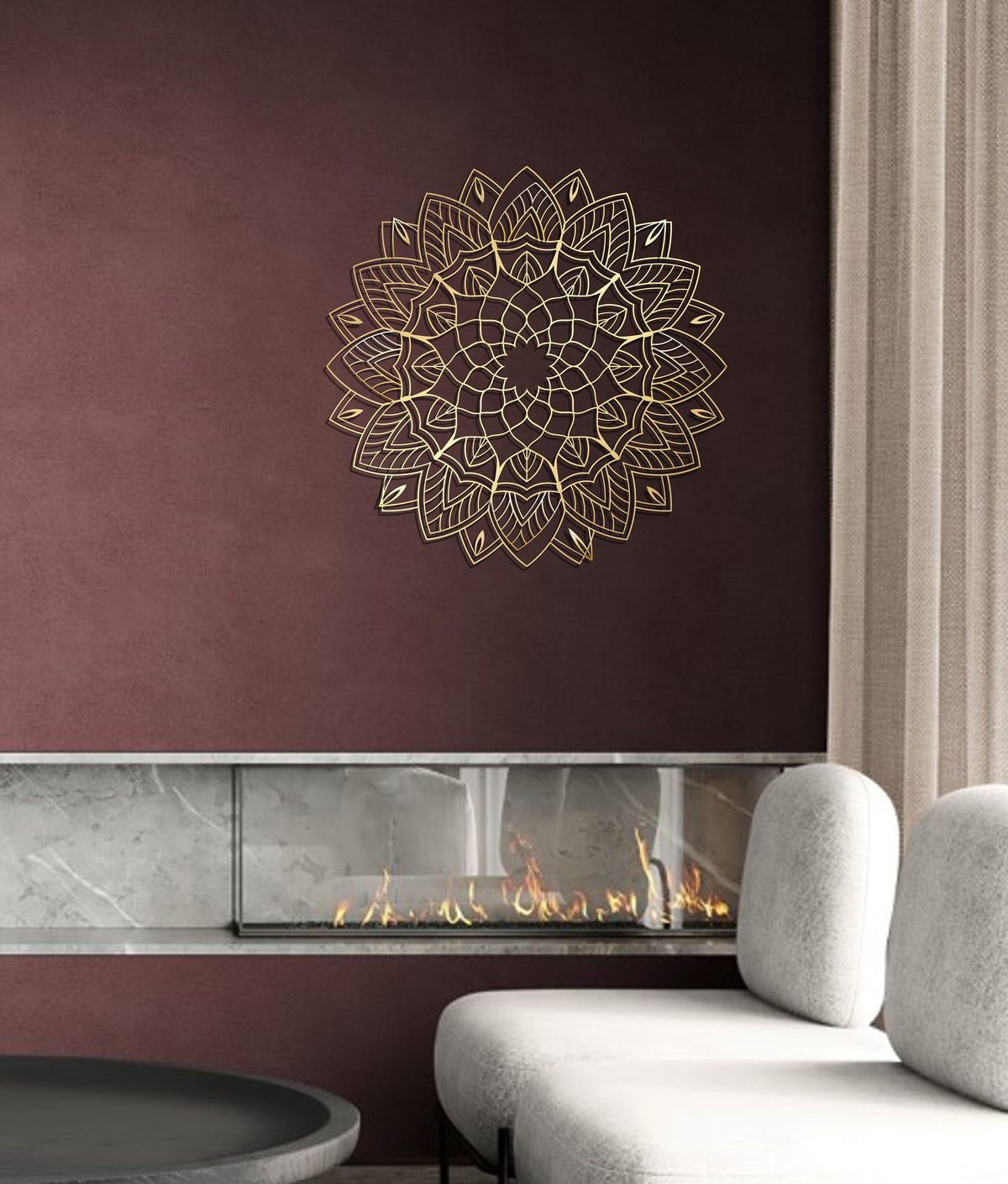 Mandala Metal Wall Art and Modern Decor