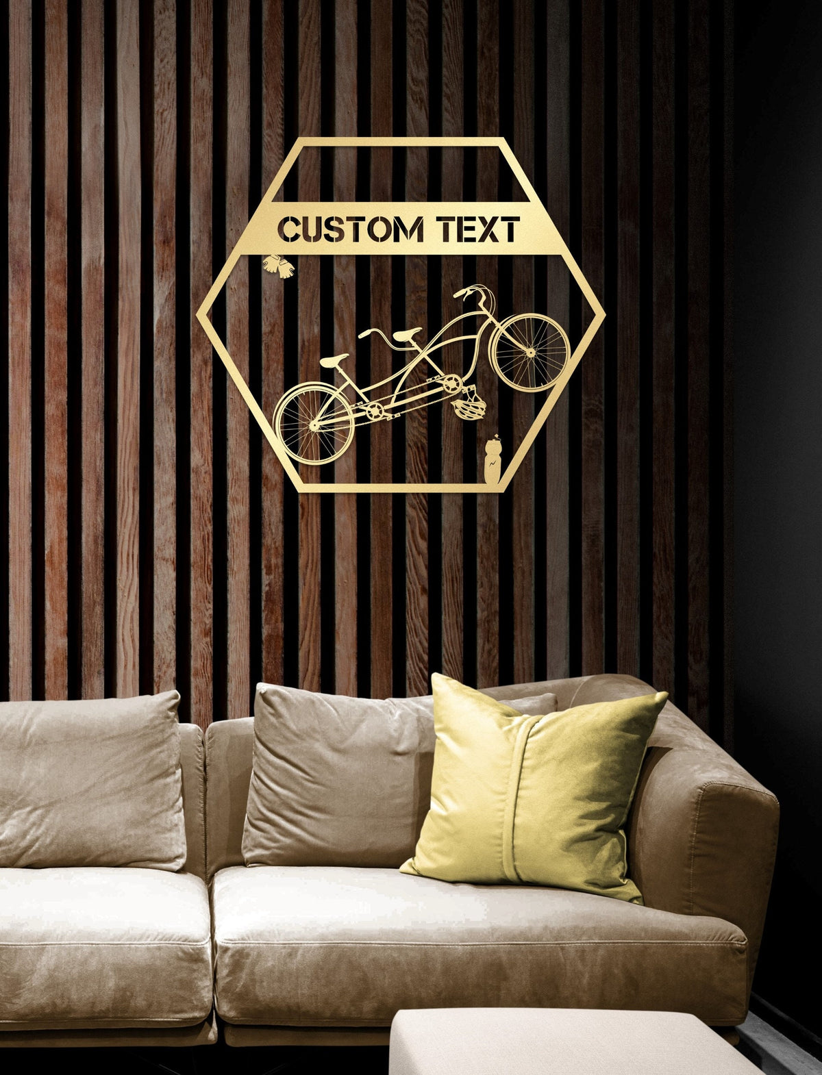 Personalized Metal Bike Wall Art Bicycle Custom Metal Wall Decor Gift For Cycling Lovers